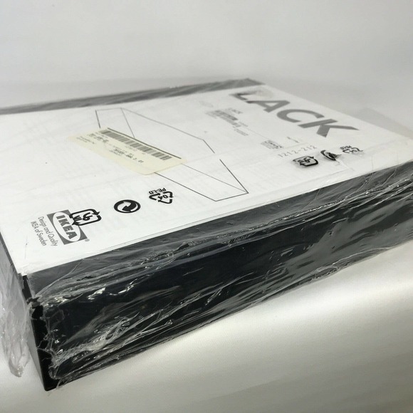 IKEA LACK Floating Wall Shelf - Black - Concealed Mount - 11.75" x 10.25" - Picture 3 of 4